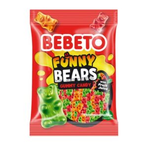 Bebeto Funny Bears Gummy Candy 2.82oz 12ct